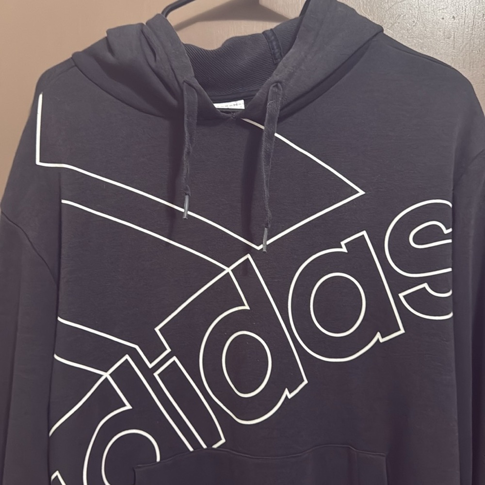 Adidas Black Unisex Hoodie - Picture 3 of 4